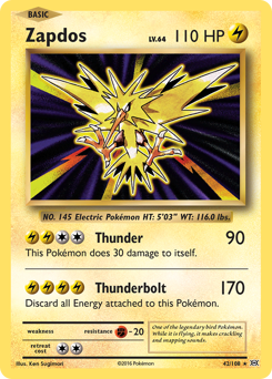 Zapdos — Evolutions 042