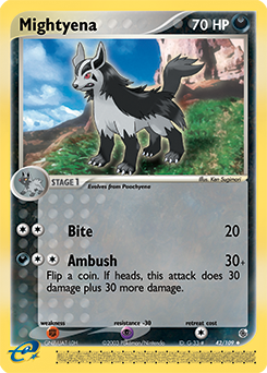Mightyena — Ruby & Sapphire 042