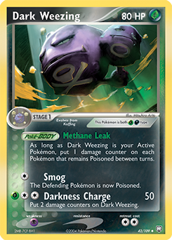 Dark Weezing — Team Rocket Returns 042