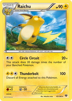 Raichu — XY 043