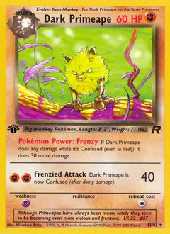 Dark Primeape — Team Rocket 043