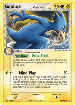 Golduck δ — Holon Phantoms 043