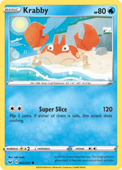 Krabby — Sword & Shield 043