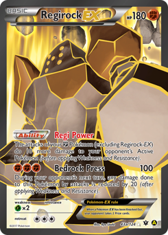 Regirock-EX — Fates Collide 43a