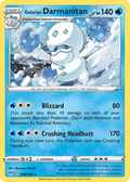 Galarian Darmanitan — Darkness Ablaze 044