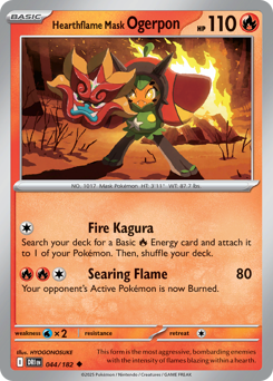 Hearthflame Mask Ogerpon — Destined Rivals 044