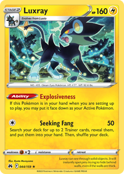 Luxray — Crown Zenith 044