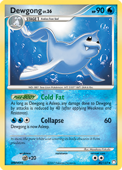 Dewgong — Mysterious Treasures 045