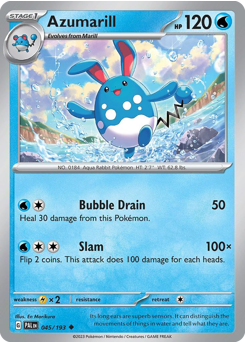 Azumarill — Paldea Evolved 045