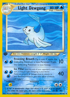 Light Dewgong — Neo Destiny 045