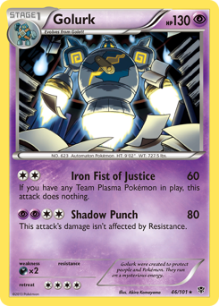 Golurk — Plasma Blast 046