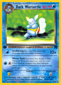 Dark Wartortle — Team Rocket 046