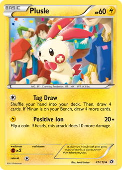 Plusle — Legendary Treasures 047