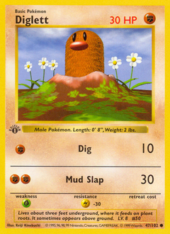 Diglett — Base 047