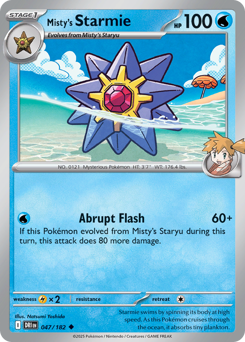 Misty's Starmie — Destined Rivals 047