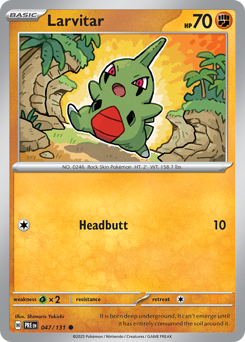 Larvitar — Prismatic Evolutions 047