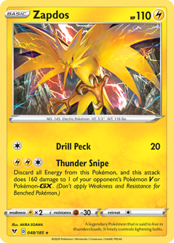 Zapdos — Vivid Voltage 048