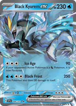 Black Kyurem ex — Surging Sparks 048