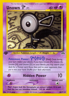 Unown [F] — Neo Discovery 048