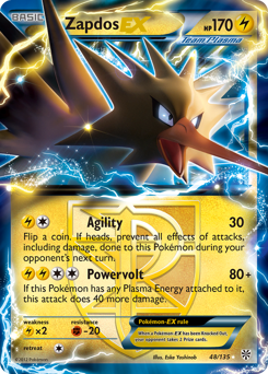 Zapdos-EX — Plasma Storm 048