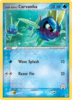 Team Aqua's Carvanha — Team Magma vs Team Aqua 048