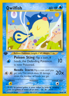 Qwilfish — Neo Revelation 049