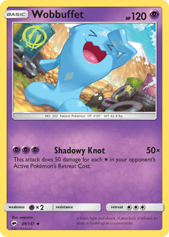 Wobbuffet — Burning Shadows 049