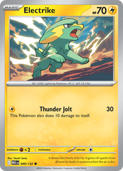 Electrike — Mega Evolution 049