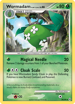 Wormadam Plant Cloak — Arceus 049