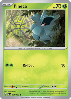 Pineco — Paldea Evolved 004