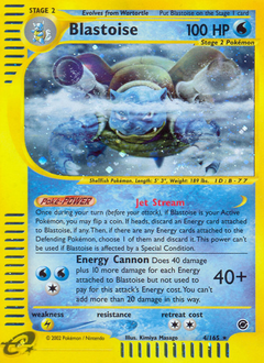 Blastoise — Expedition Base Set 004