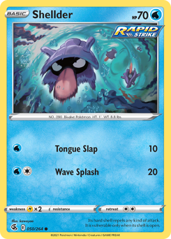 Shellder — Fusion Strike 050