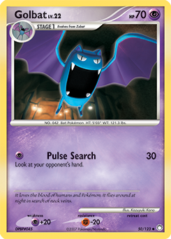 Golbat — Mysterious Treasures 050