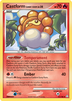 Castform Sunny Form — Legends Awakened 051
