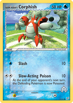 Team Aqua's Corphish — Team Magma vs Team Aqua 051