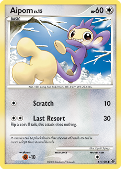 Aipom — Majestic Dawn 051