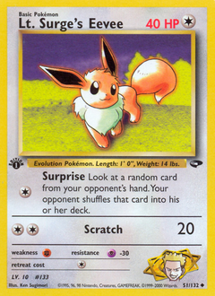 Lt. Surge's Eevee — Gym Challenge 051