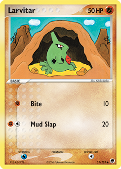 Larvitar — Dragon Frontiers 051
