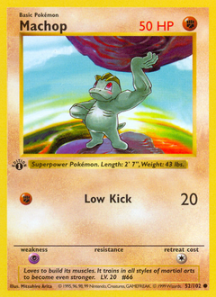 Machop — Base 052