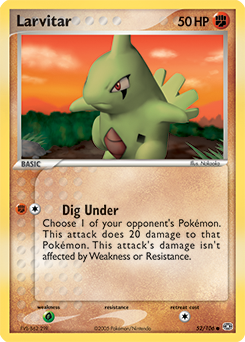 Larvitar — Emerald 052