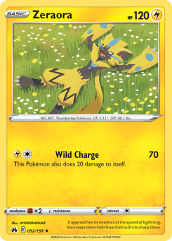 Zeraora — Crown Zenith 052