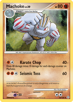 Machoke — Diamond & Pearl 053