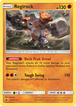 Regirock — Crimson Invasion 053