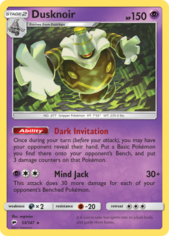 Dusknoir — Burning Shadows 053