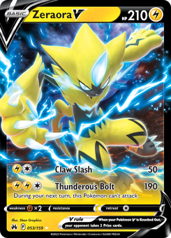 Zeraora V — Crown Zenith 053