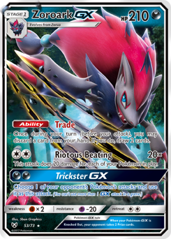 Zoroark-GX — Shining Legends 053