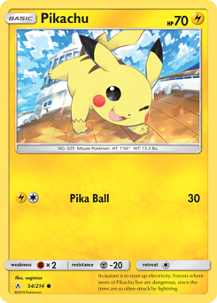 Pikachu — Unbroken Bonds 054