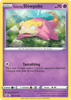 Galarian Slowpoke — Battle Styles 054