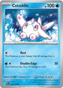 Cetoddle — Paldea Evolved 054