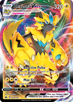 Zeraora VMAX — Crown Zenith 054
